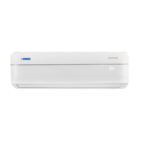 Blue Star 1.5 Ton 5 Star Inverter Split AC Copper Convertible 5 in 1 Cooling AI Pro Smart Ready 4 Way Swing 60 Months WarrantyIE518RNUR White
